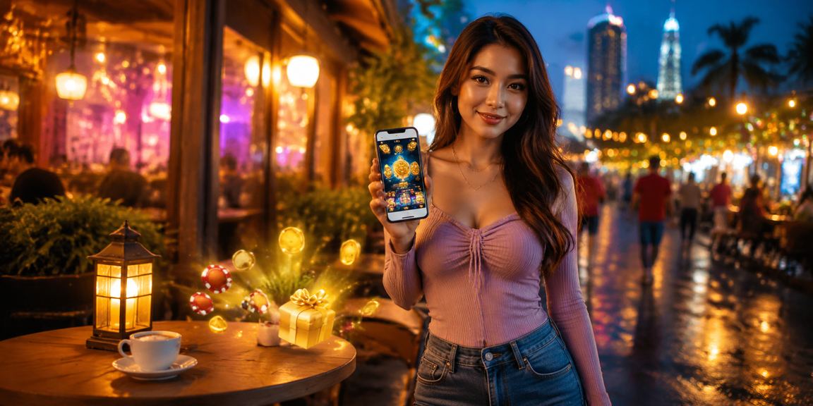 Pengguna Malaysia menggunakan aplikasi kasino 12x di telefon pintar