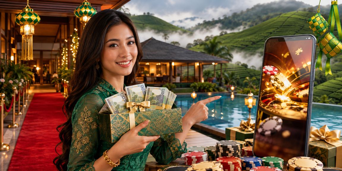 Pemain kasino mudah alih Malaysia menikmati bonus Hari Raya VIP